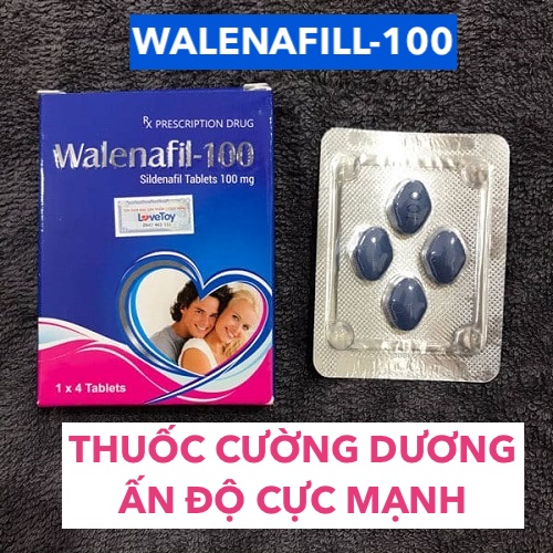  Bỏ sỉ Thuốc Walenafil 100 cường dương walenafil-100 sildenafil trị xuất tinh sớm tăng sinh lý nhập khẩu