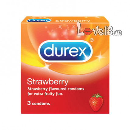  Mua Bao Cao Su Hương Dâu Durex Strawberry nhập khẩu