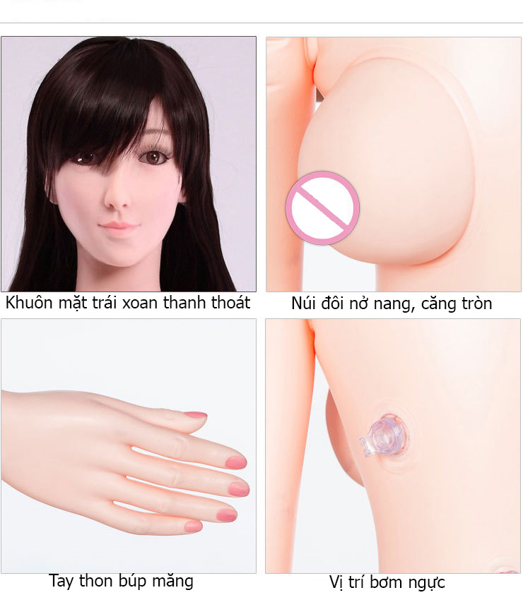  Bán Búp bê tình yêu nữ sinh dễ thương với 3 vòng cực chuẩn kích thích mọi đàn ông tốt nhất