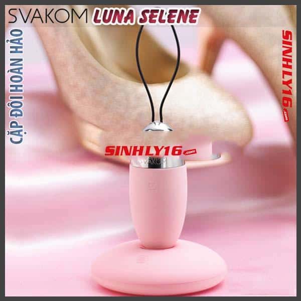  Cửa hàng bán Trứng rung điều khiển từ xa Svakom Luna Selene không dây cao cấp sextoy tình yêu tốt nhất