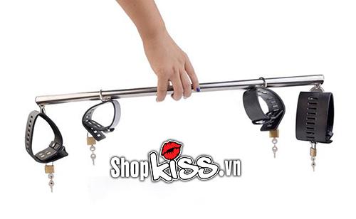  Thông tin Còng tay chân cố định bằng đòn sắt – Sextoy bạo dâm BDSM hàng xách tay