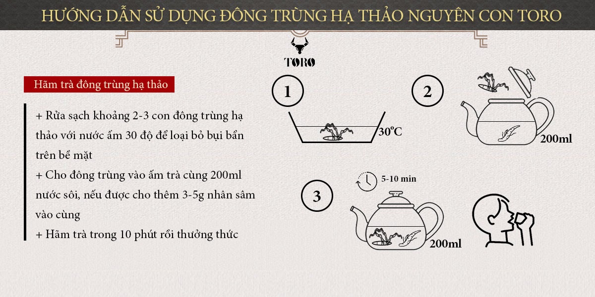  Shop bán Đông trùng hạ thảo cao cấp nguyên con - Tăng cường sinh lý bồi bổ cơ thể - 5g hàng xách tay