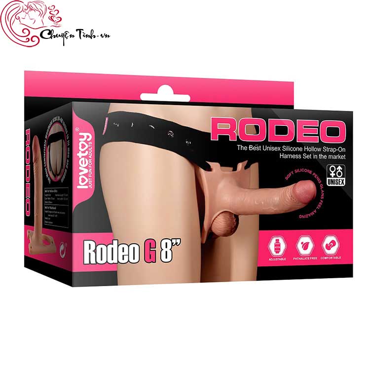  Shop bán Dương vật dây đeo rỗng ruột siêu mềm Lovetoy Rodeo cao cấp