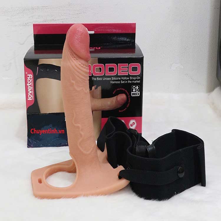  Shop bán Dương vật dây đeo rỗng ruột siêu mềm Lovetoy Rodeo cao cấp