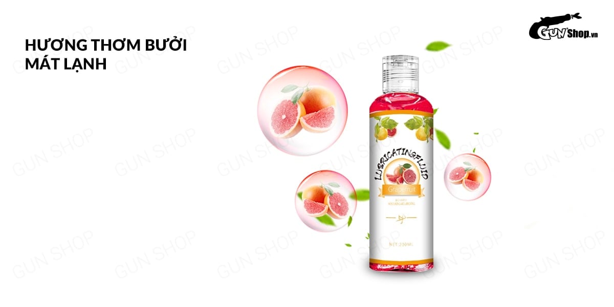  Shop bán Gel bôi trơn hương bưởi - Boyafei Grapefruit - Chai 200ml nhập khẩu