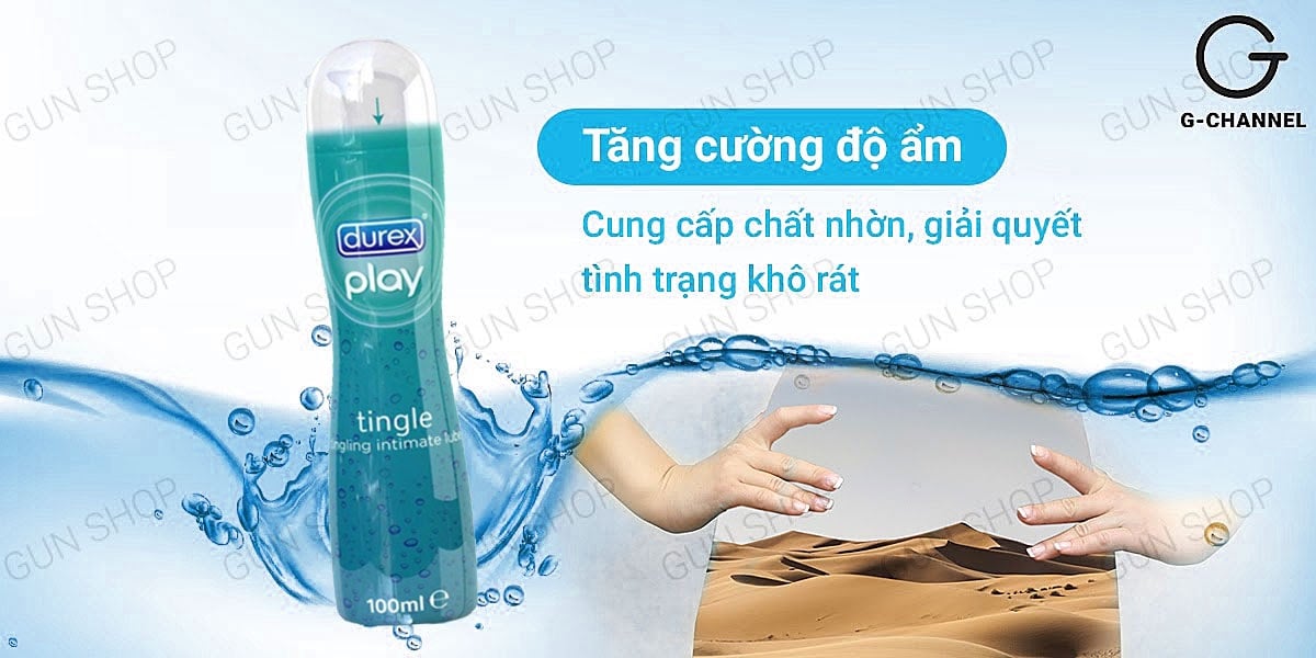  Phân phối Gel bôi trơn mát lạnh - Durex Tingle - Chai 100ml giá sỉ