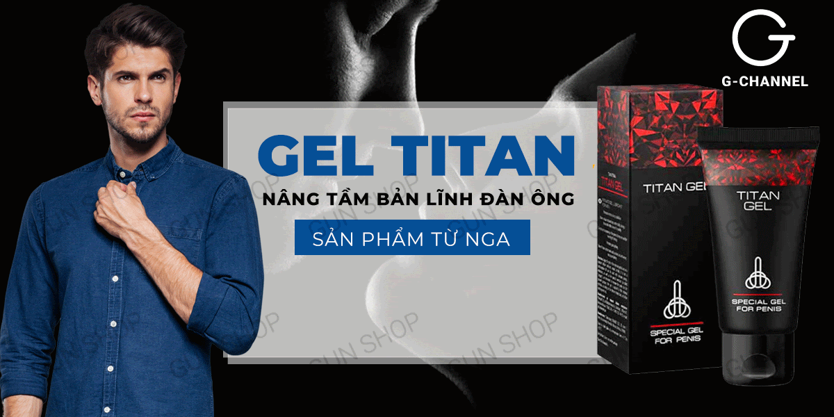 Thông tin Gel bôi trơn tăng kích thước - Titan - Chai 50ml chính hãng