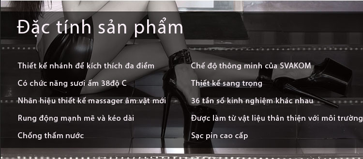  Địa chỉ bán Dương vật giả cao cấp Svakom Adonis điều chỉnh nhiệt độ rung tự động giá sỉ