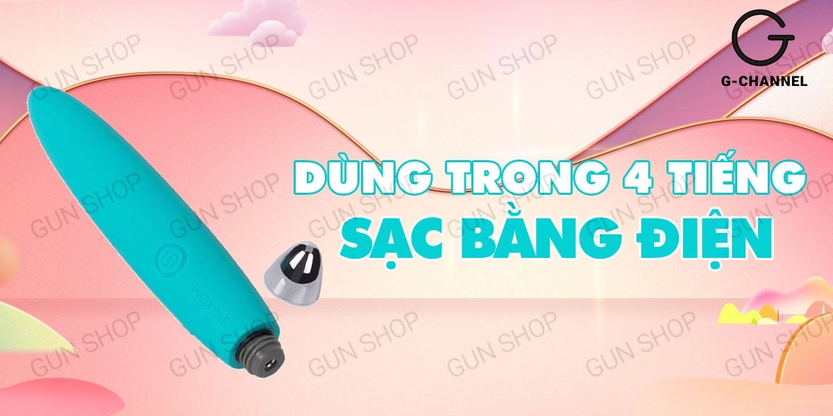  Mua Que rung nhỏ gọn sạc điện rung mạnh - Svakom Daisy hàng xách tay