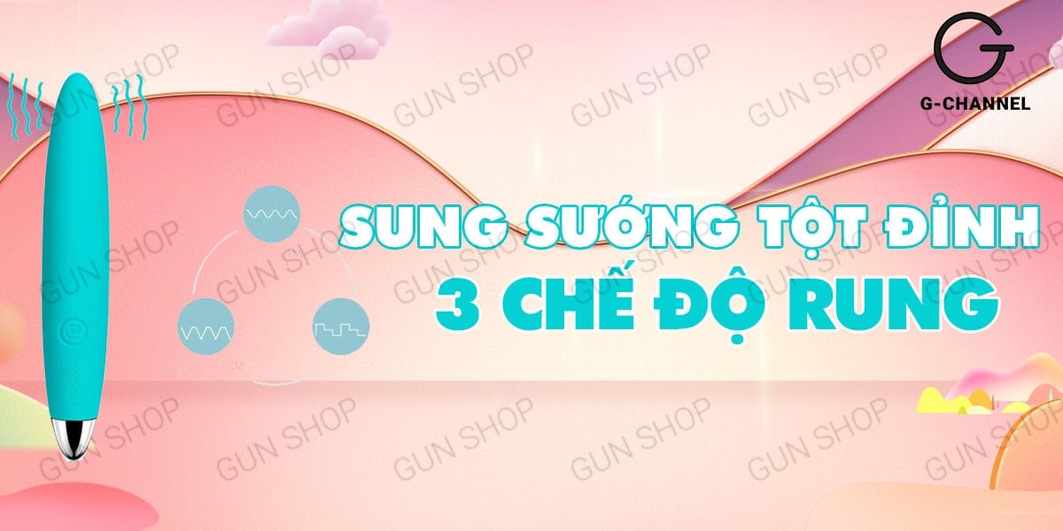  Mua Que rung nhỏ gọn sạc điện rung mạnh - Svakom Daisy hàng xách tay