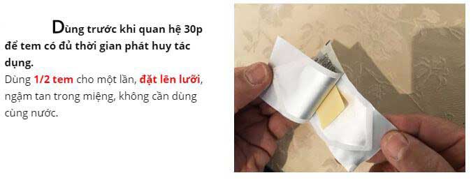  Đánh giá Tem ngậm Sentrip tăng sinh lý nam mới nhất