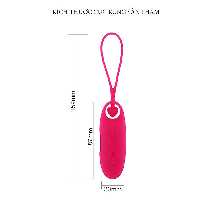  Sỉ Trứng rung Aphojoy pin Sạc chính hãng
