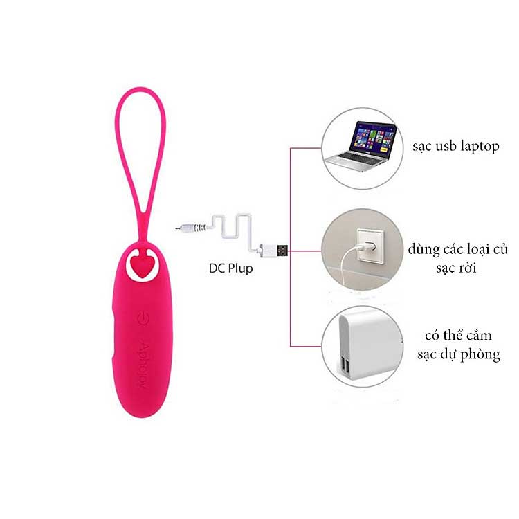  Sỉ Trứng rung Aphojoy pin Sạc chính hãng